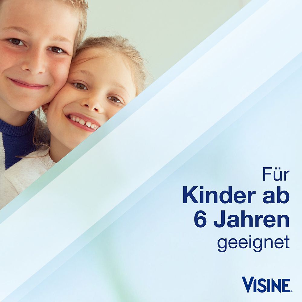 Zwei lächelnde Kinder mit Text 'Für Kinder ab 6 Jahren geeignet'.