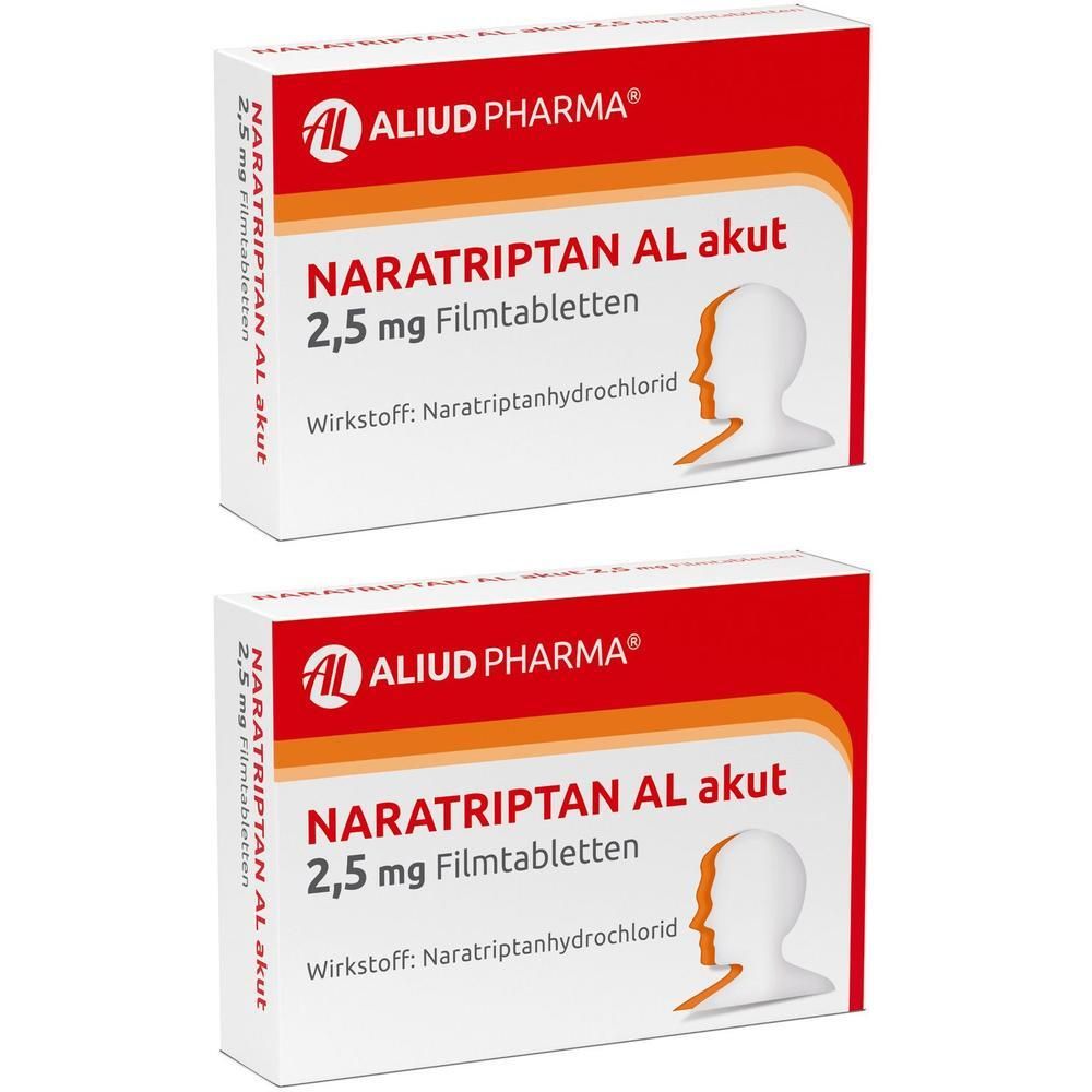 Naratriptan AL akut 2,5 mg Filmtabletten 2x 2x2 St