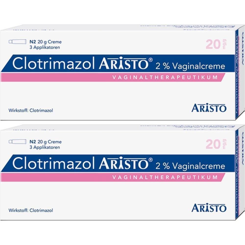 Clotrimazol Aristo 2% Vaginalcreme + 3 Applikat. 2x 2x20 g