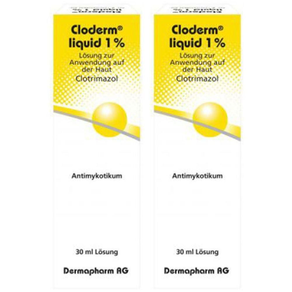 Cloderm Liquid 1% 2x 2x30 ml Lösung