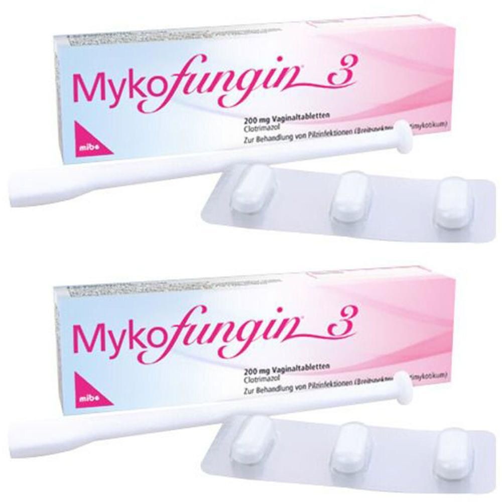 Mykofungin 3 Vaginaltabletten 200 mg 2x 2x3 St