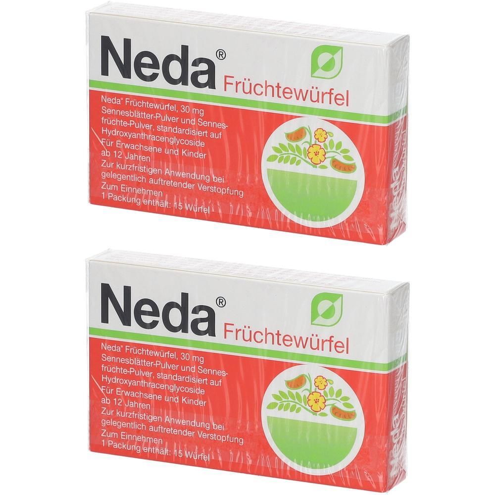 Neda Früchtewürfel 2x 2x15 St Würfel