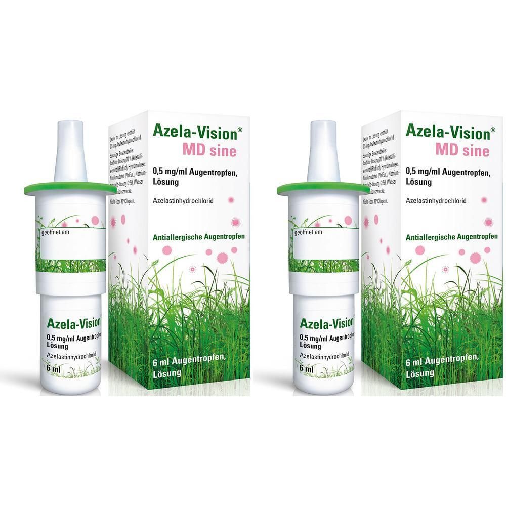 AZELA-Vision MD sine 0,5 mg/ml Augentropfen 2x 2x6 ml