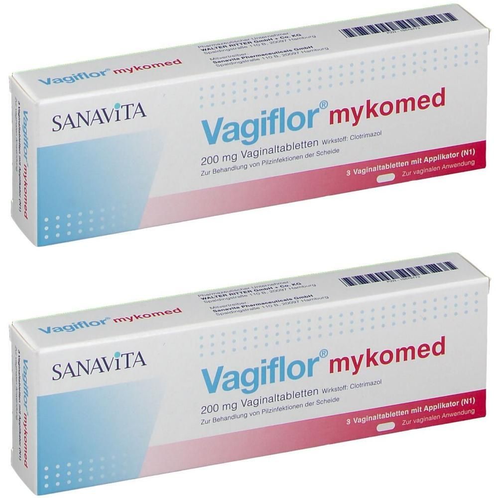 Vagiflor mykomed 200 mg Vaginaltabletten 2x 2x3 St