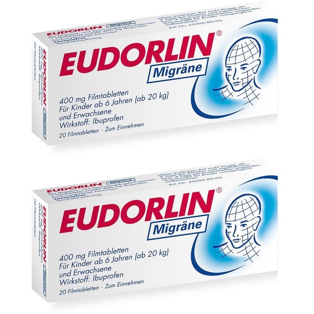 Eudorlin Migräne Filmtabletten 2x 2x20 St