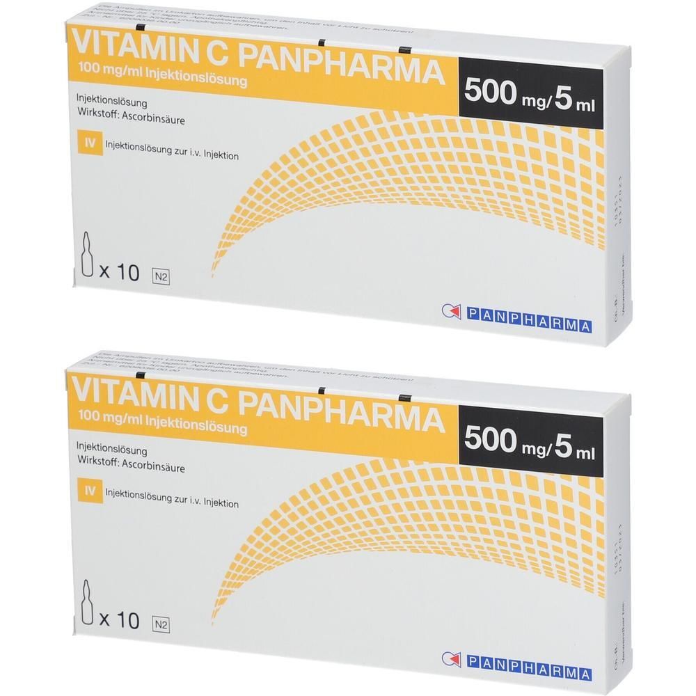 Vitamin C Panpharma 100 mg/ml Injektionslösung 2x 2x10x5 ml
