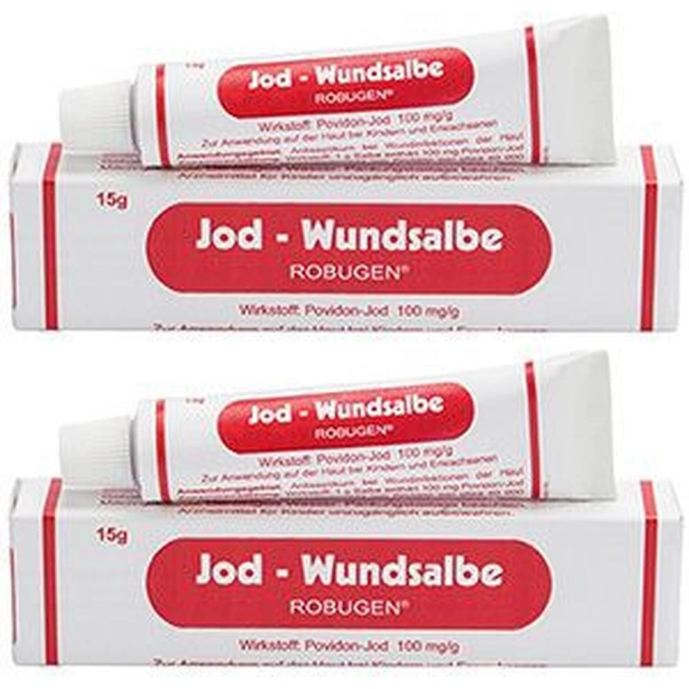 Jod-Wundsalbe Robugen 2x 2x15 g Salbe
