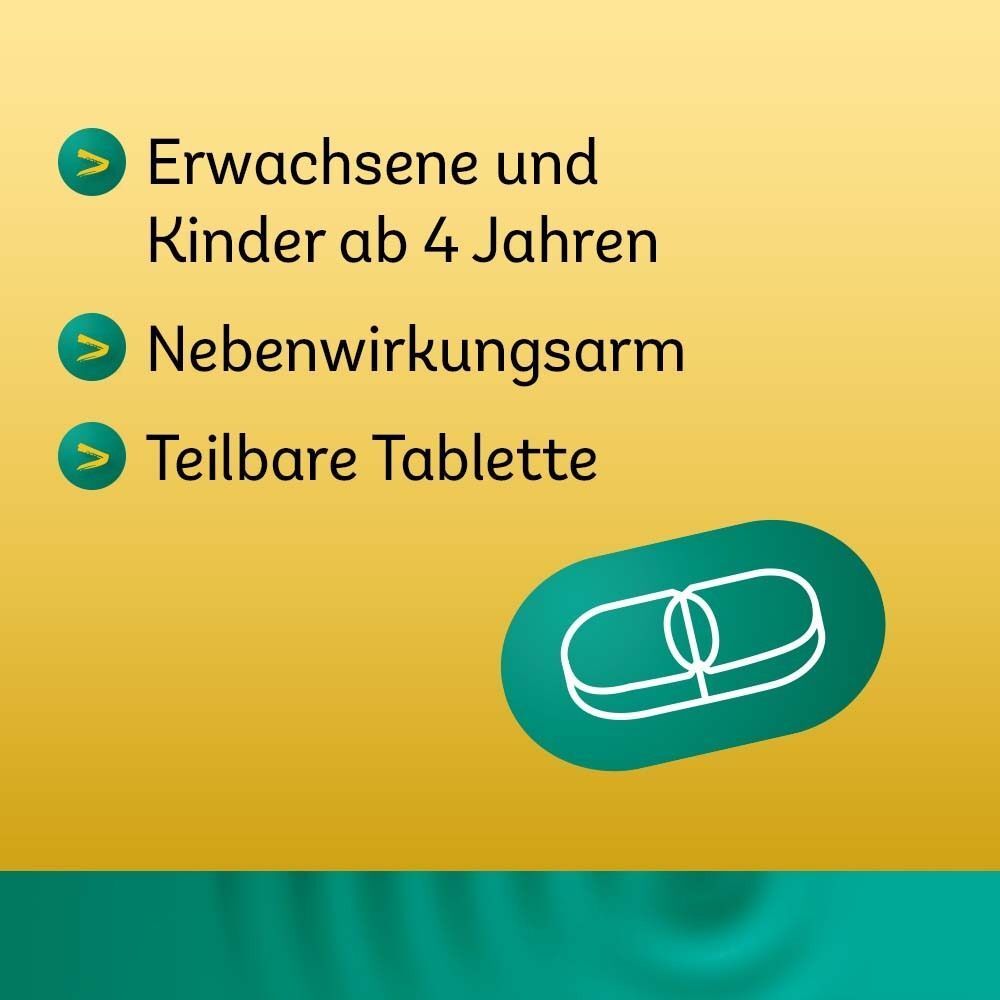 Paracetamol Dexcel 500 mg: Für Erwachsene und Kinder ab 4 Jahren. Teilbare Tablette.