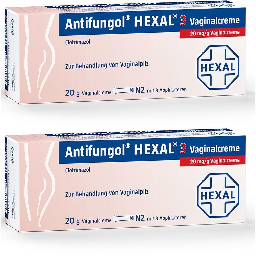 Antifungol Hexal 3 Vaginalcreme 2x 2x20 g