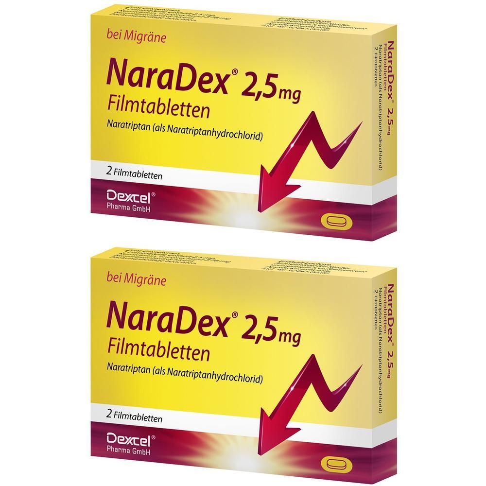 Naradex 2,5 mg Filmtabletten 2x 2x2 St