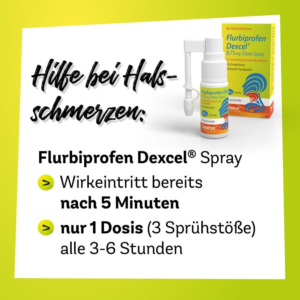 Flurbiprofen Dexcel® 8,75 mg/Dosis