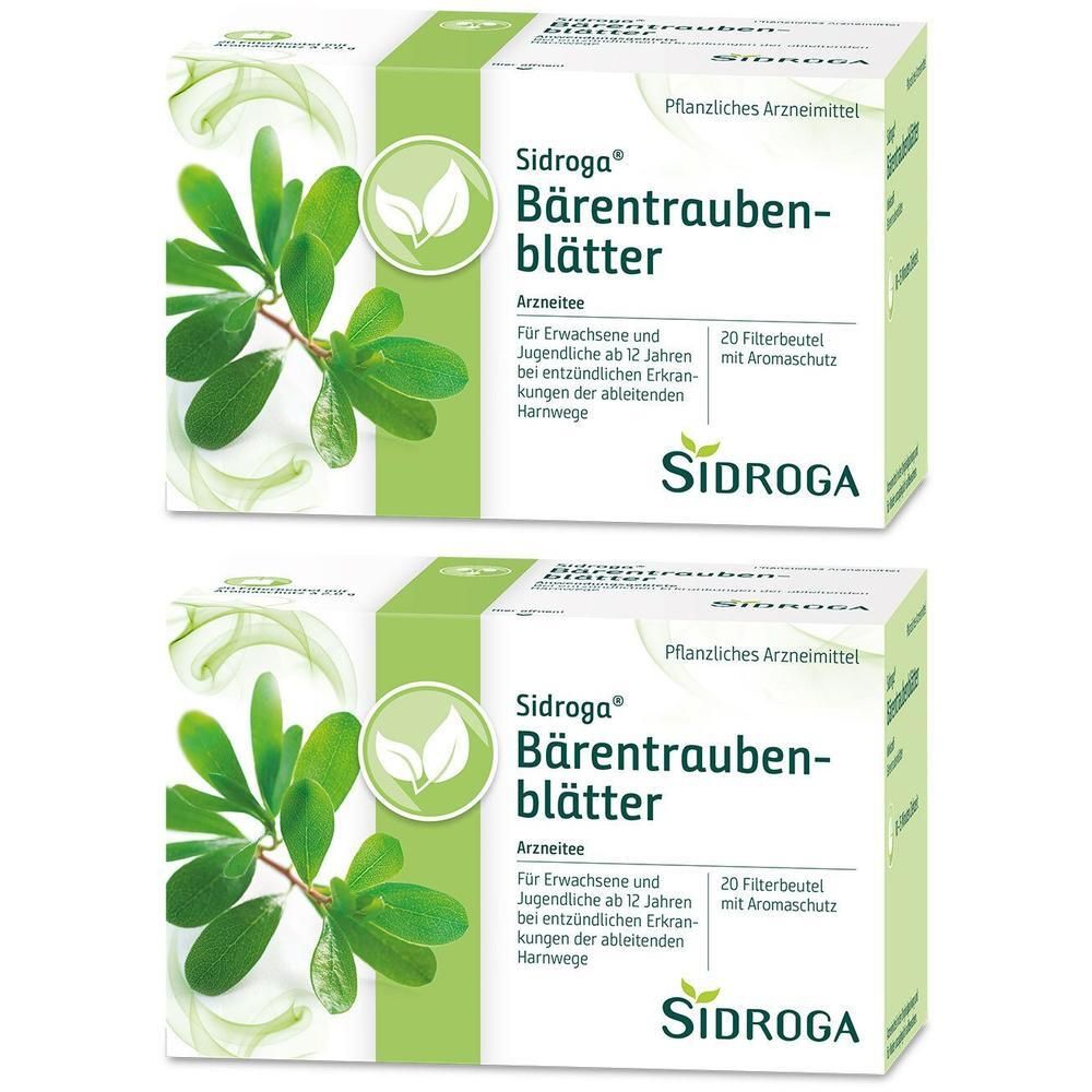 Sidroga Bärentraubenblättertee Filterbeutel 2x 2x20x2 g Tee