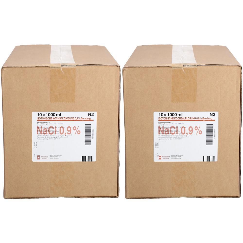 Isotonische Kochsalzlsg.0,9% Bernburg Inf.-L.PE 2x 2x10x1000 ml Infusionslösung
