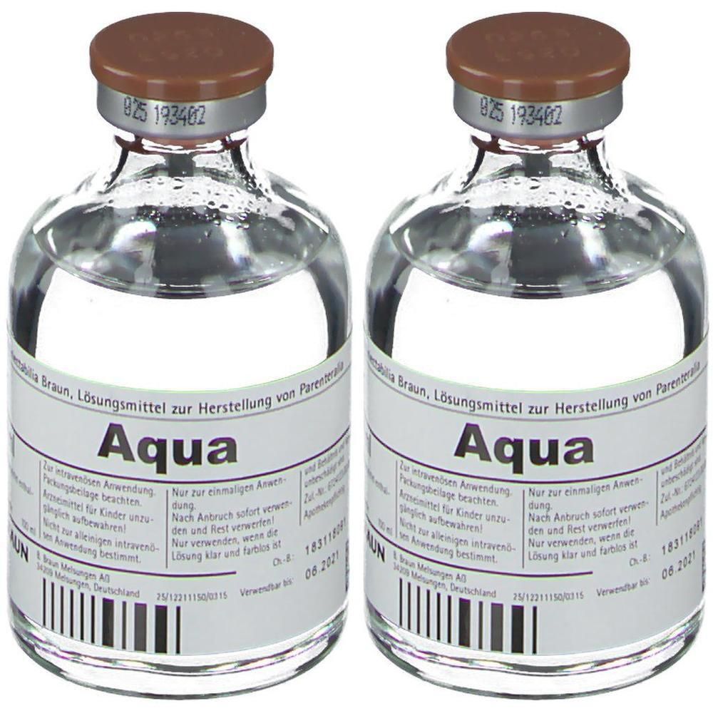 Aqua AD injectabilia Inj.-Fl. 2x 2x20x50 ml Ampullen