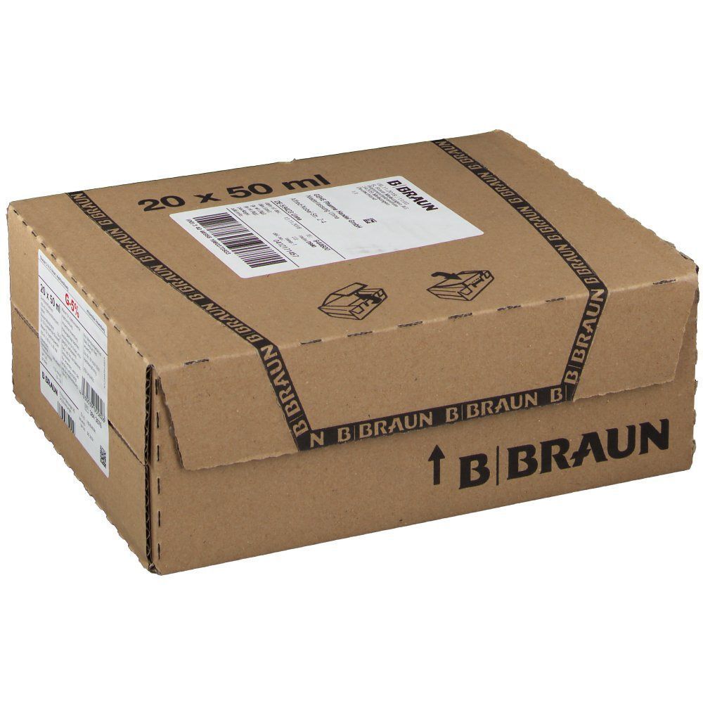 Glucose 5% B.Braun Injektionsflasche