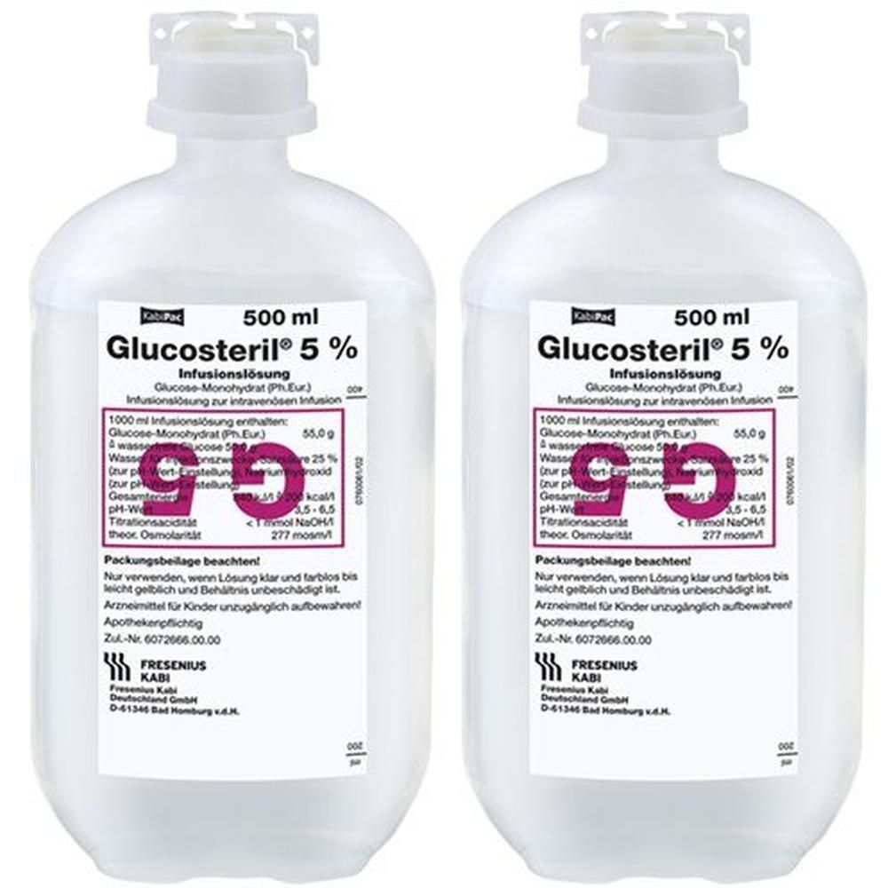 Glucosteril 5% Plastikflasche Infusionslösung 2x 2x10x500 ml