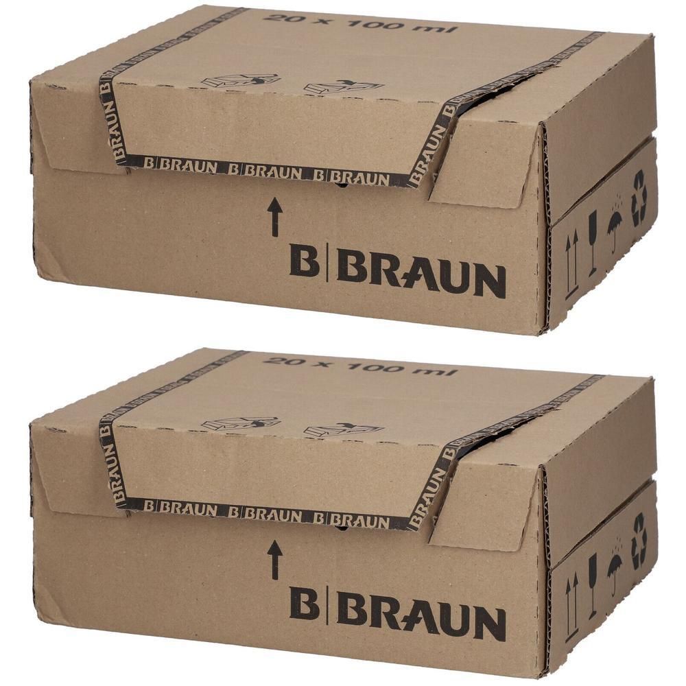 Glucose 5% B.Braun Injektionslösung 2x 2x20x100 ml