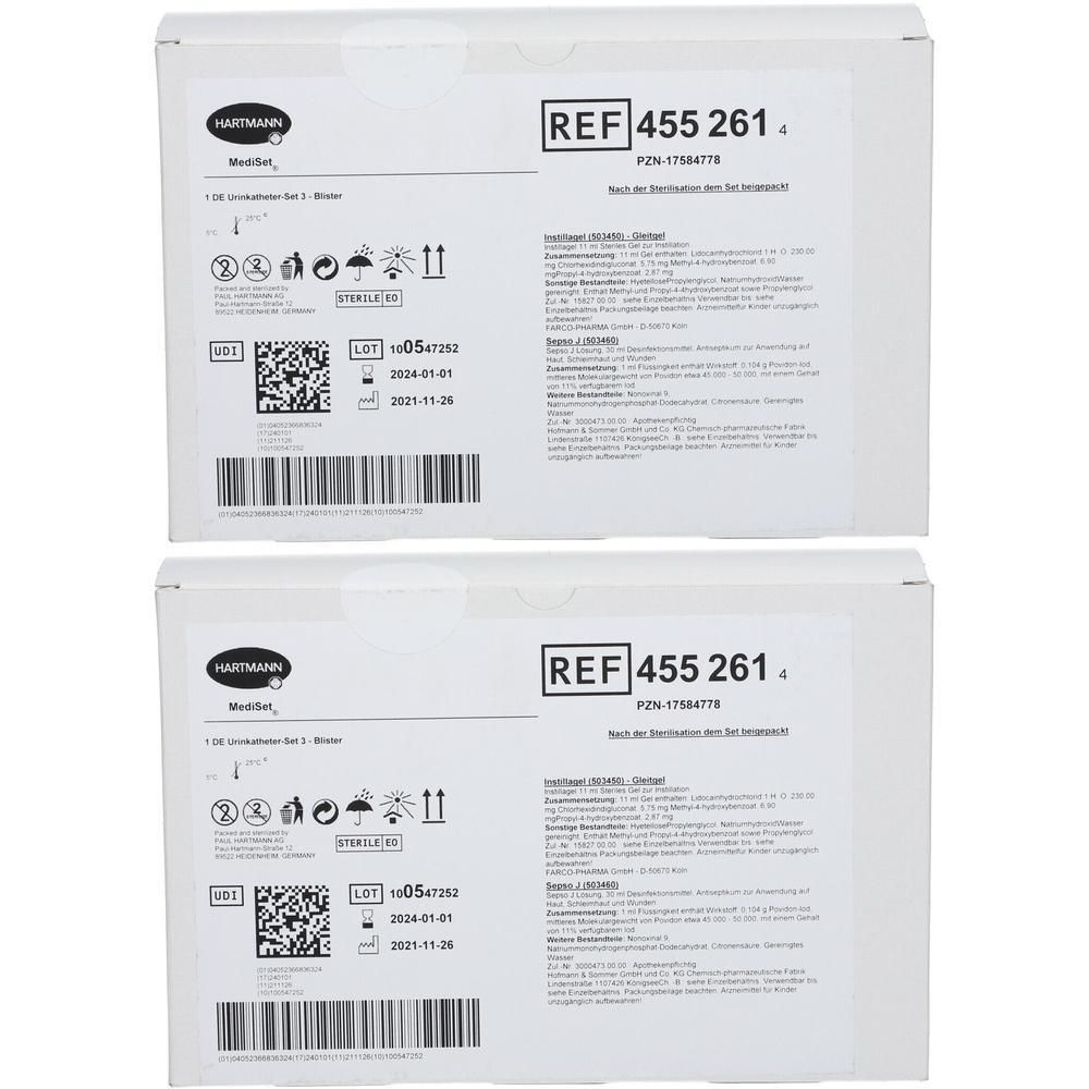 Urinkatheter-Set 3 2x 2x1 St Kombipackung
