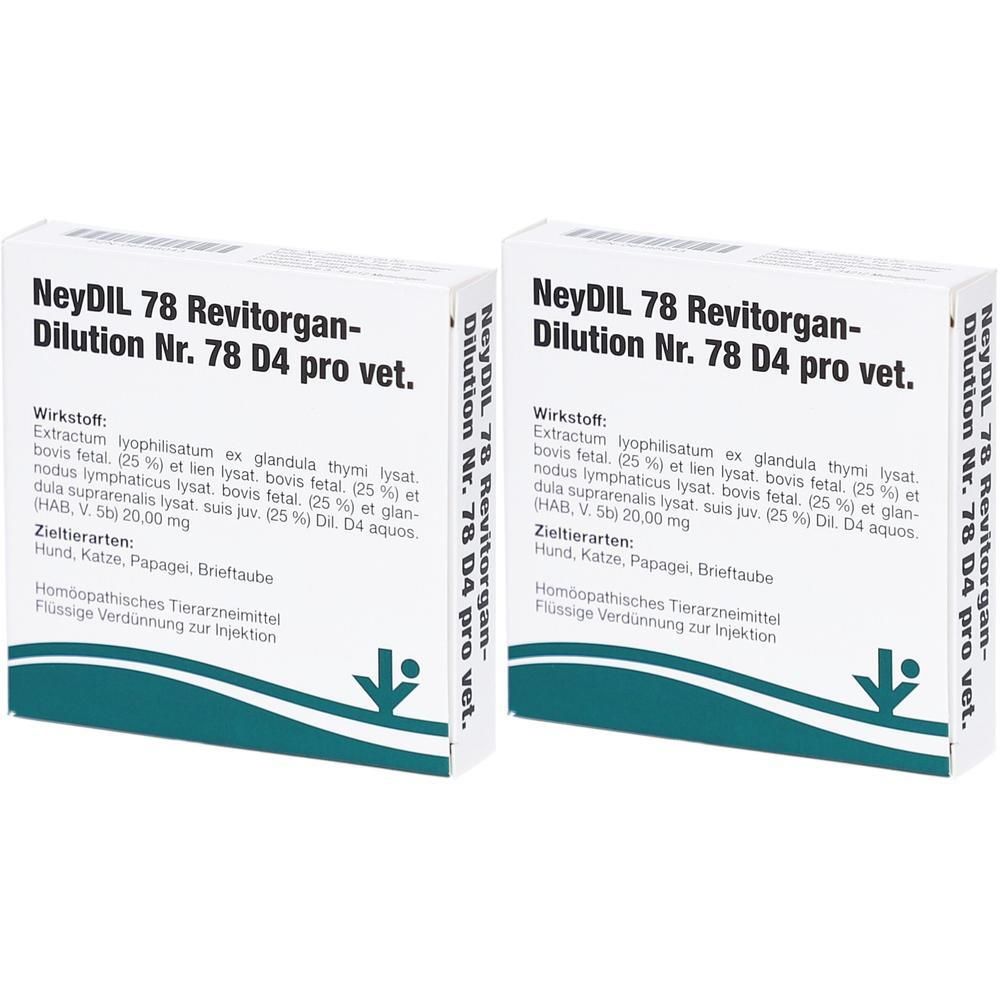 Neydil Nr.78 Revitorgan Dil.D 4 pro Ampullen vet. 2x 2x5x2 ml