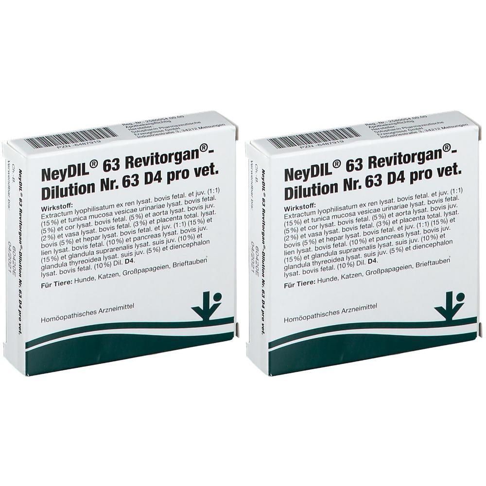 Neydil Nr.63 Revitorgan Dil.D 4 pro Ampullen vet. 2x 2x5x2 ml