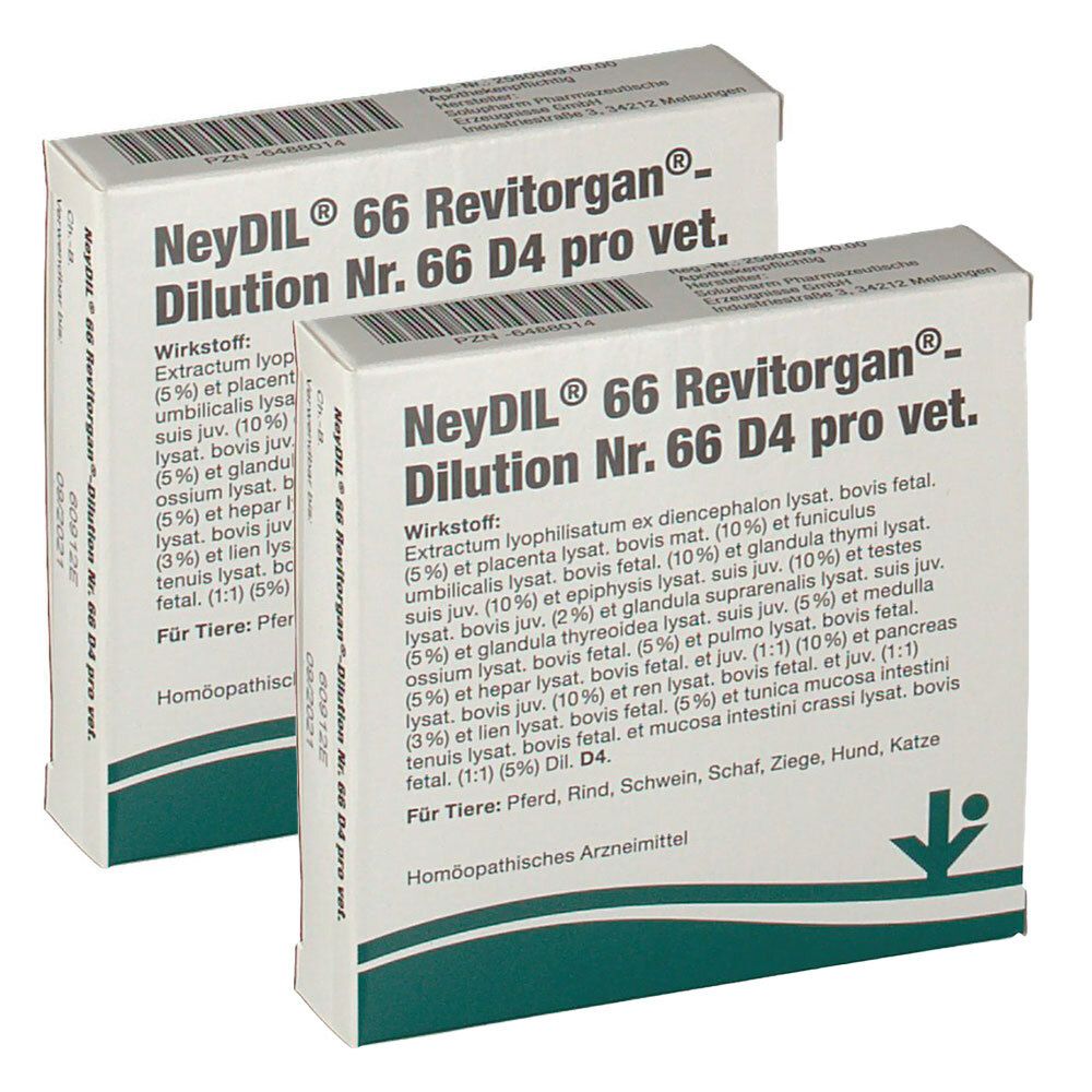Neydil Nr.66 Revitorgan Dil.D 4 pro Ampullen vet. 2x 2x5x2 ml
