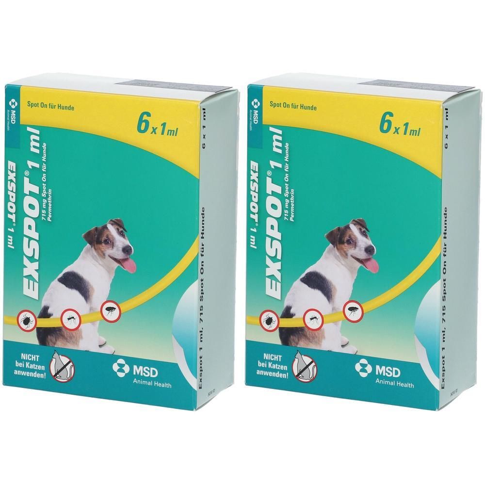 Exspot Lösung f.Hunde 2x 2x6x1 ml