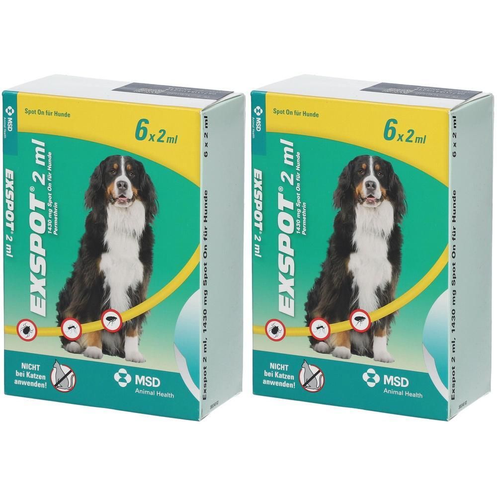 Exspot Lösung f.Hunde 2x 2x6x2 ml