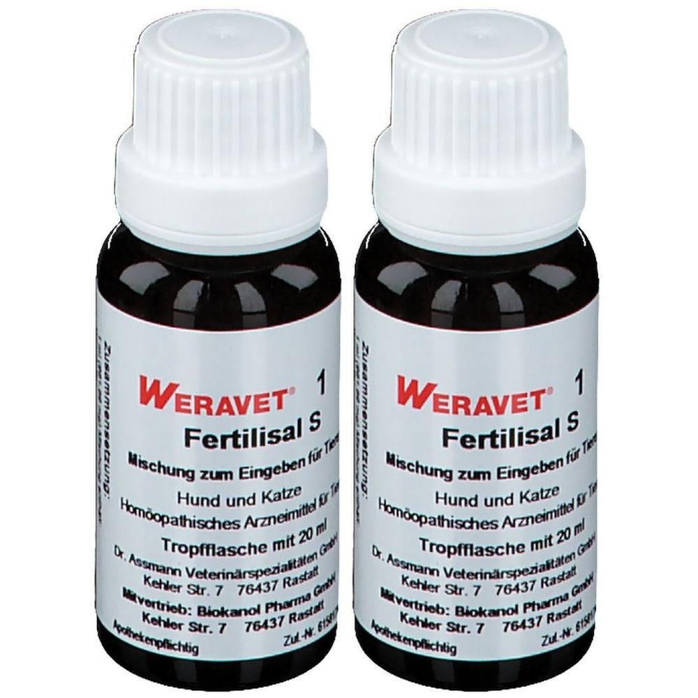 Fertilisal S1 Tropf.f.Hunde/Katzen/heim-u.Zootiere 2x 2x20 ml Tropfen