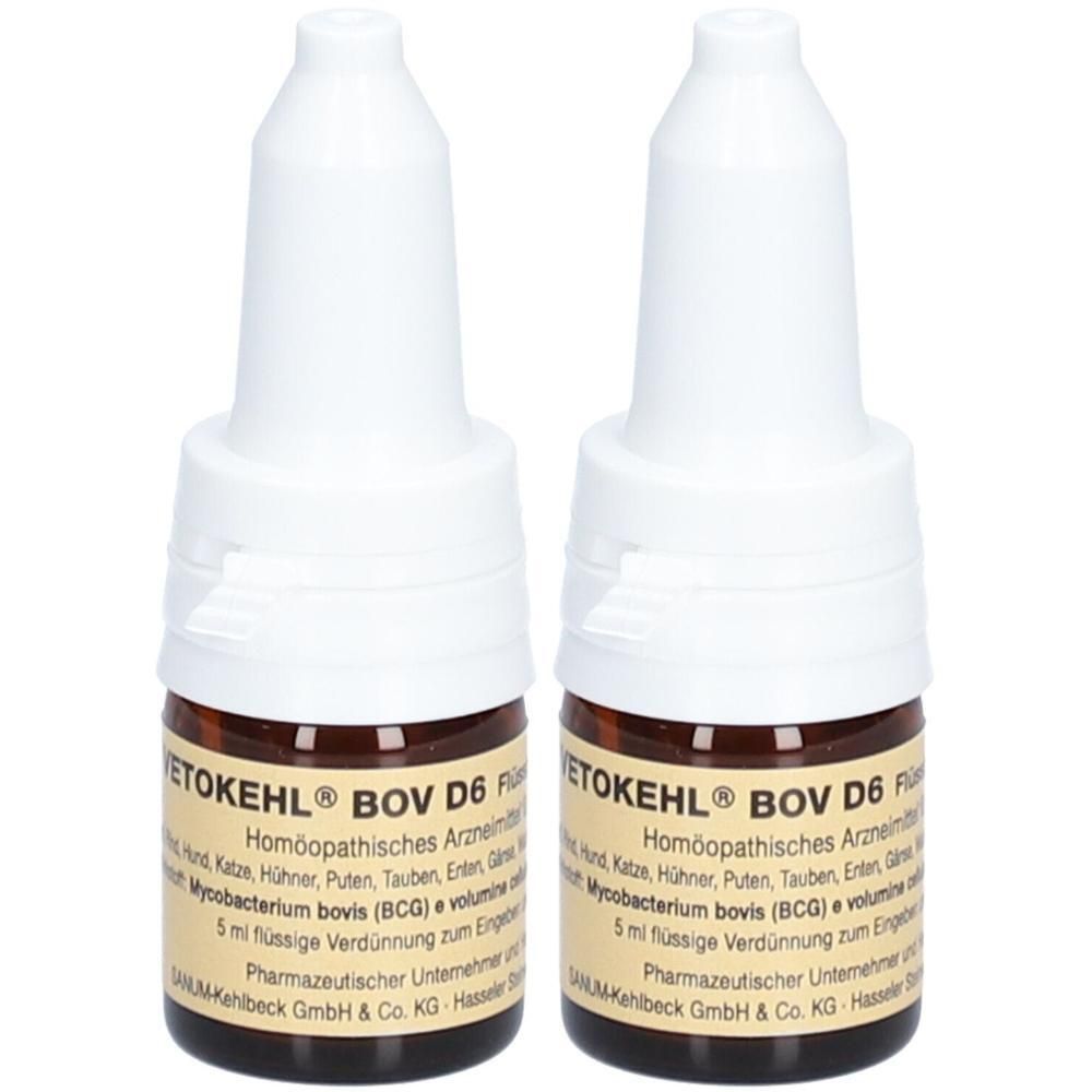 Vetokehl BOV D 6 Tropfen vet. 2x 2x1x5 ml