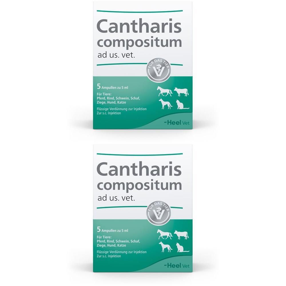 Cantharis Compositum ad us.vet.Ampullen 2x 2x5 St Ampullen