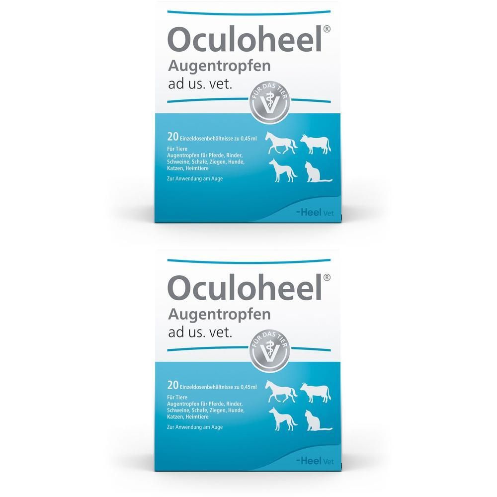 Oculoheel Augentropfen ad us.vet.Einzeldosispipet. 2x 2x20 St Einzeldosispipetten