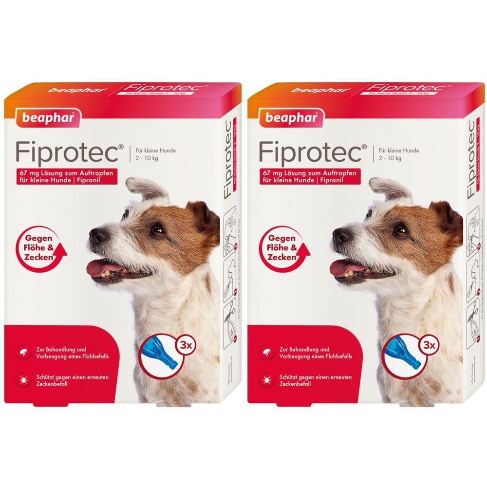 Fiprotec 67 mg Lösung z.Auftr.f.kleine Hunde 2x 2x3x0,67 ml Tropfen