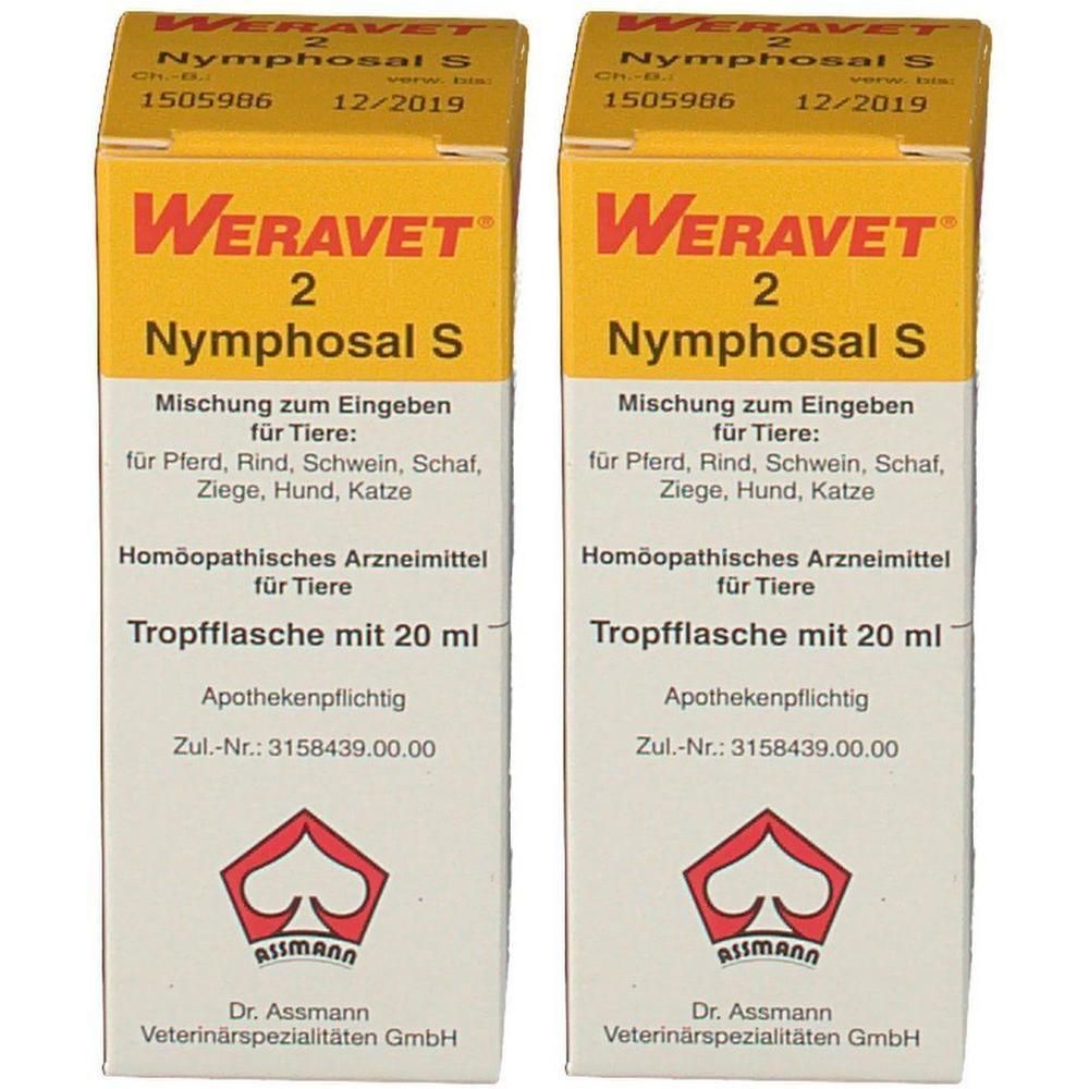 Nymphosal S Tropfen vet. 2x 2x20 ml