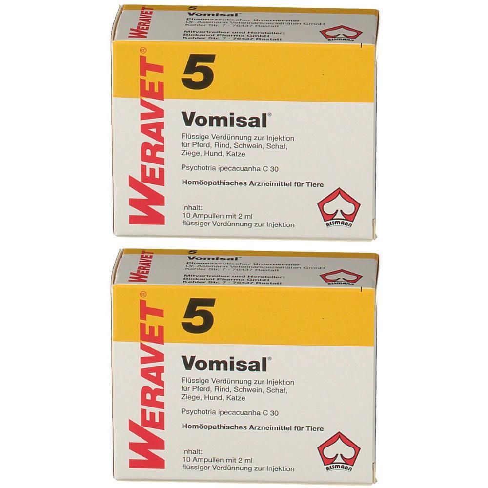 Vomisal 5 Ampullen vet. 2x 2x10x2 ml