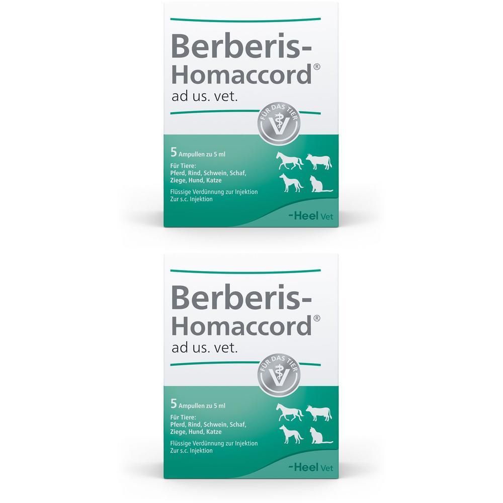 Berberis Homaccord ad us.vet.Ampullen 2x 2x5x5 ml Ampullen