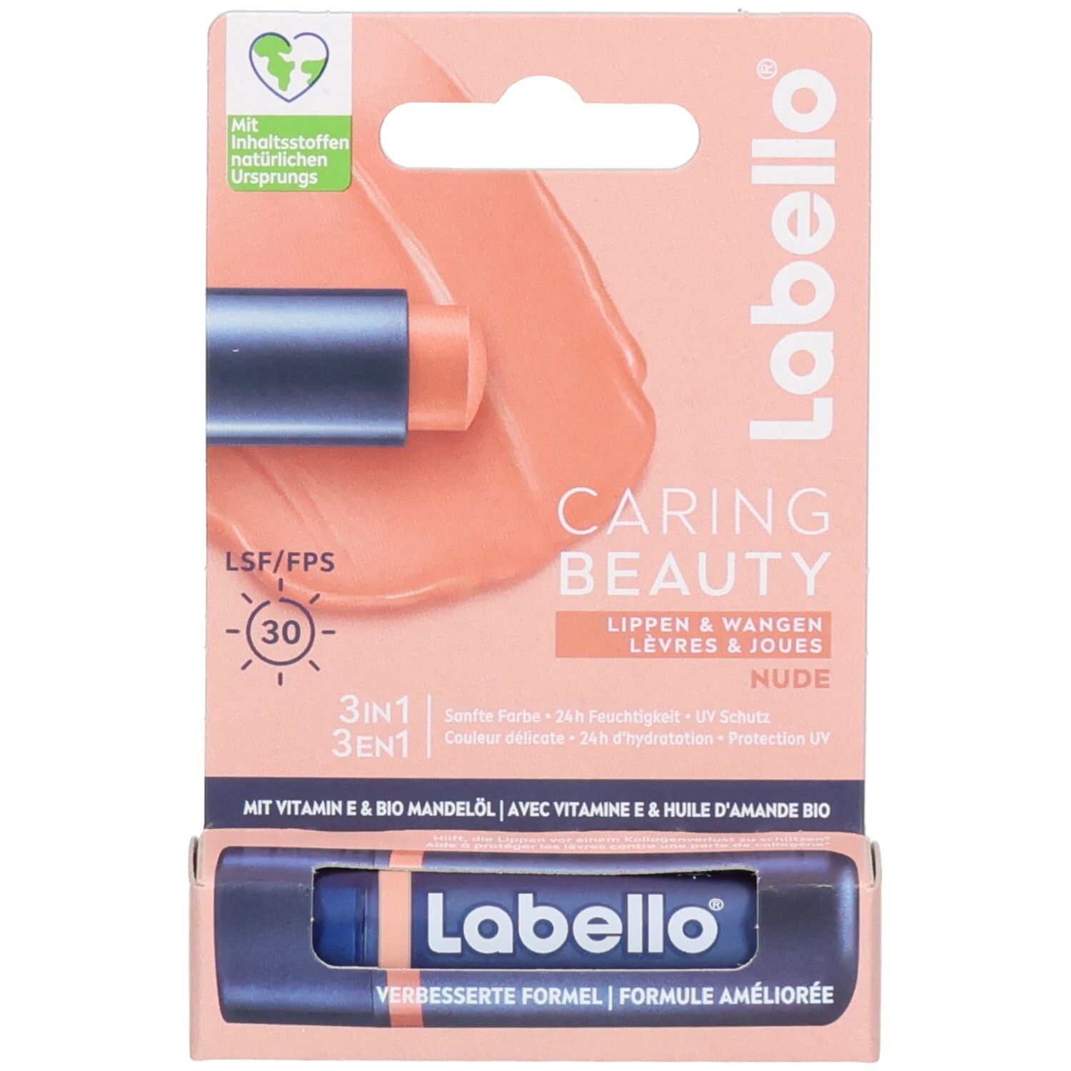 Labello Caring Beauty Nude SPF 30 4,8 g