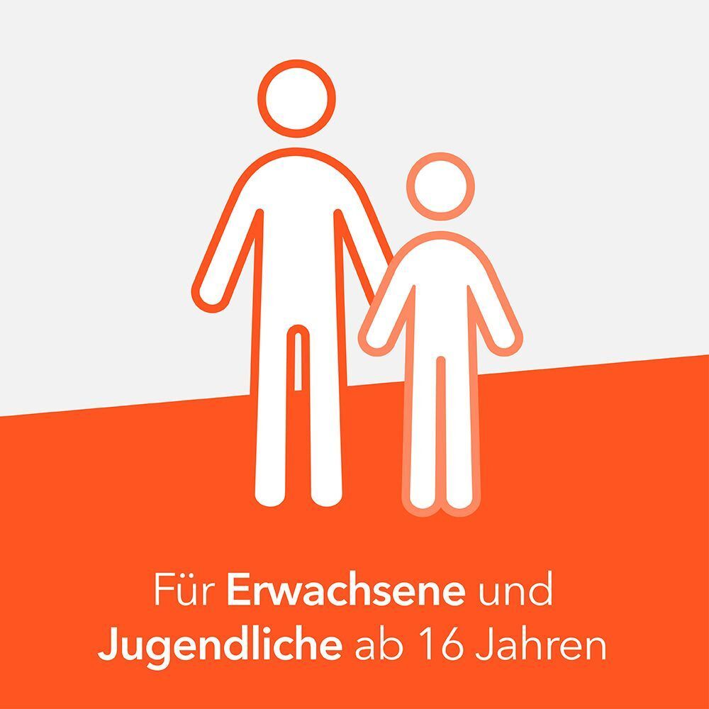 Symbole für Erwachsene und Jugendliche ab 16 Jahren. Text: Für Erwachsene und Jugendliche ab 16 Jahren.