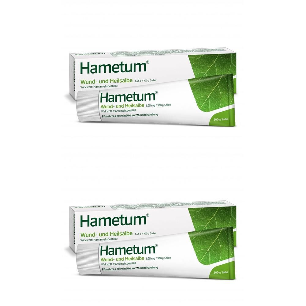 Hametum Wund- und Heilsalbe x2 2x200 g Salbe