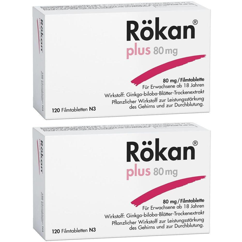 Rökan Plus 80 mg Filmtabletten x2 2x120 St