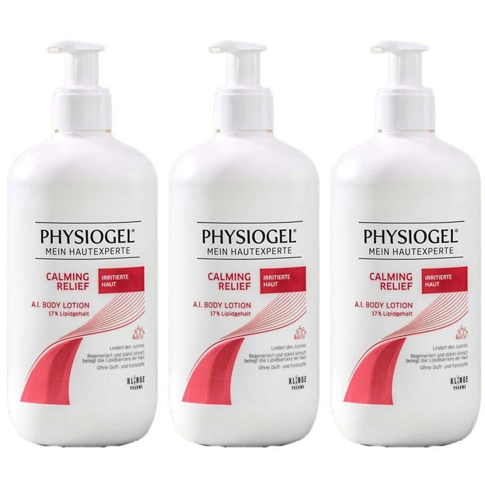 Physiogel Calming Relief A.I.Bodylotion x3 3x400 ml Lotion