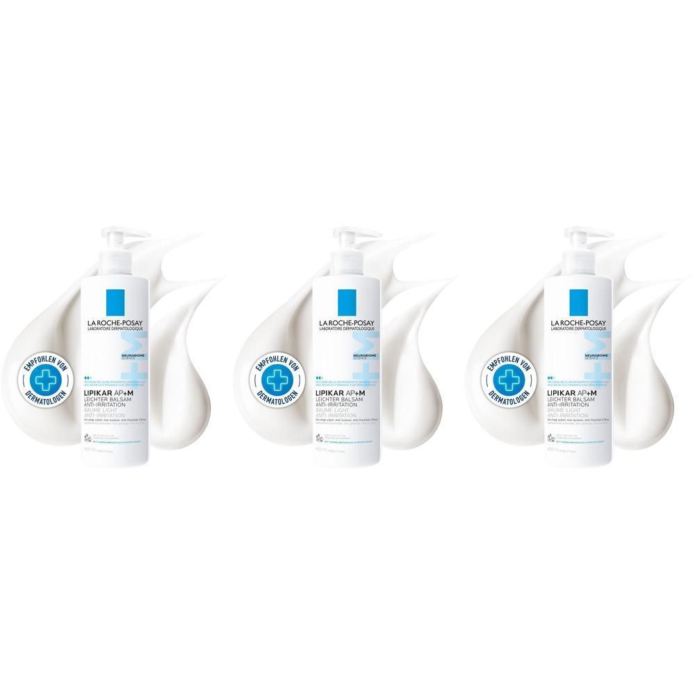 Roche-Posay Lipikar Baume light Ap+M x3 3x400 ml Lotion