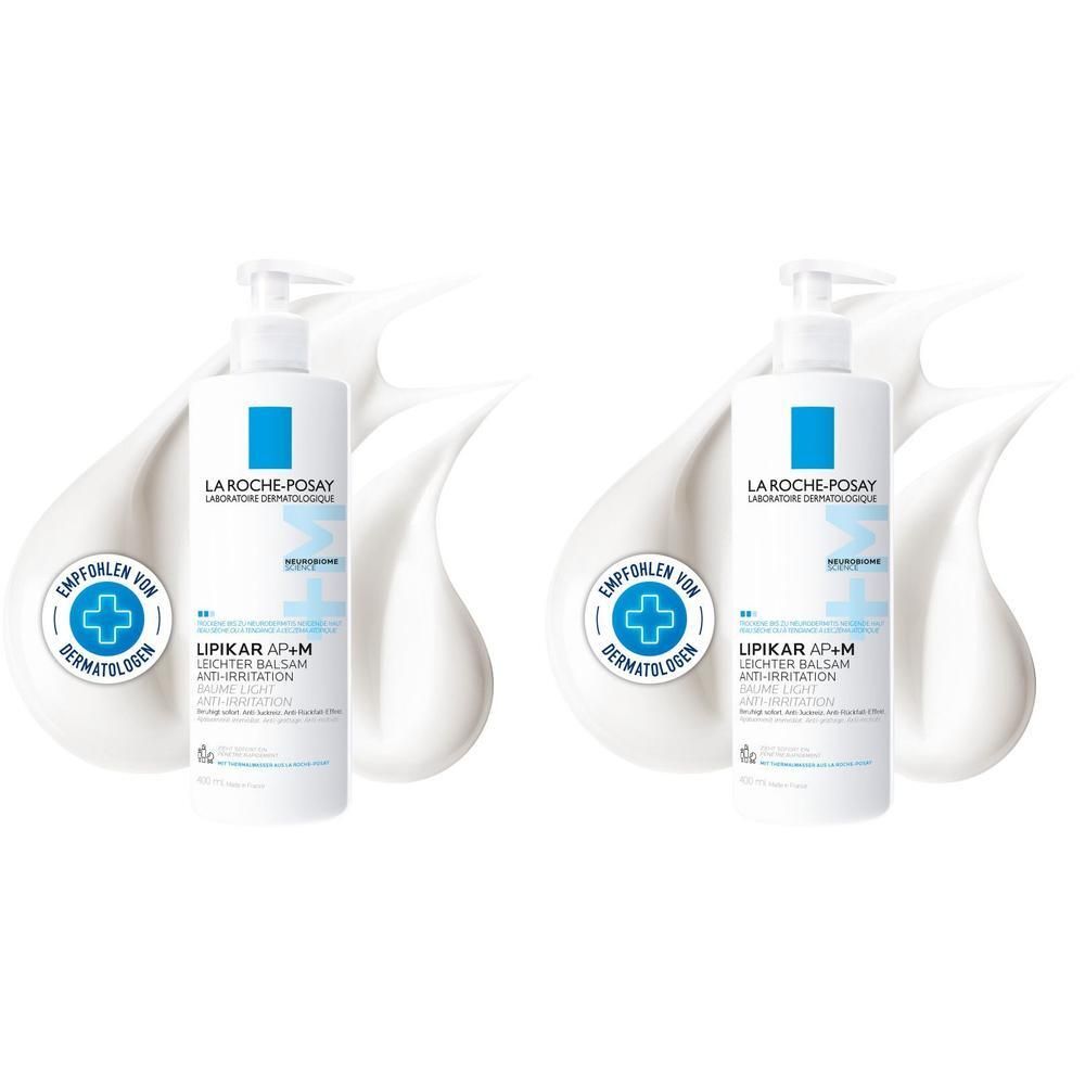 Roche-Posay Lipikar Baume light Ap+M x2 2x400 ml Lotion