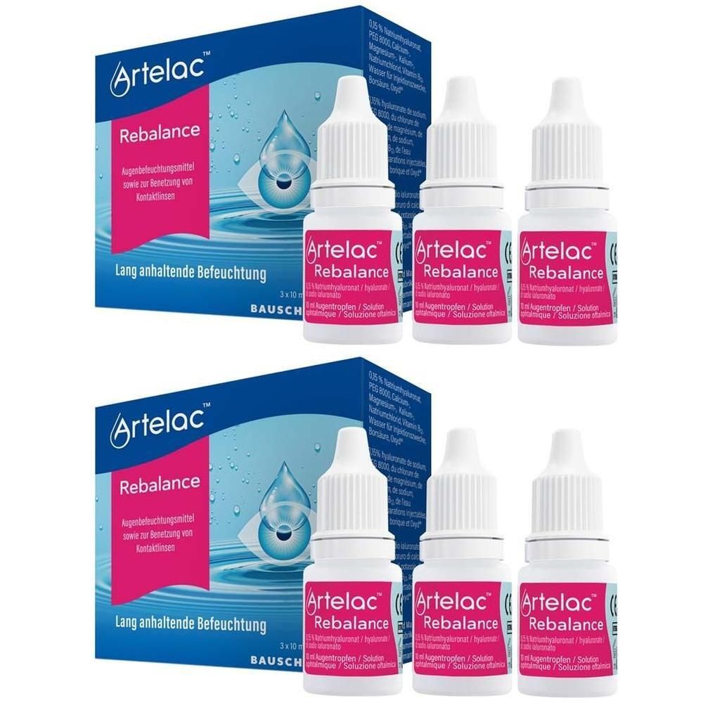 Artelac Rebalance Augentropfen x2 2x3x10 ml