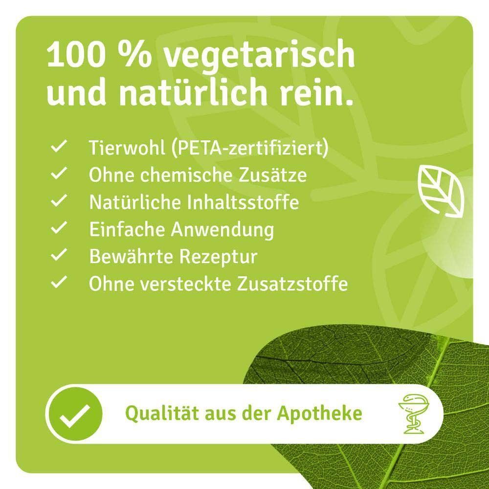 Casida Balsam: 100% vegetarisch, natürlich rein, ohne chemische Zusätze, einfache Anwendung.