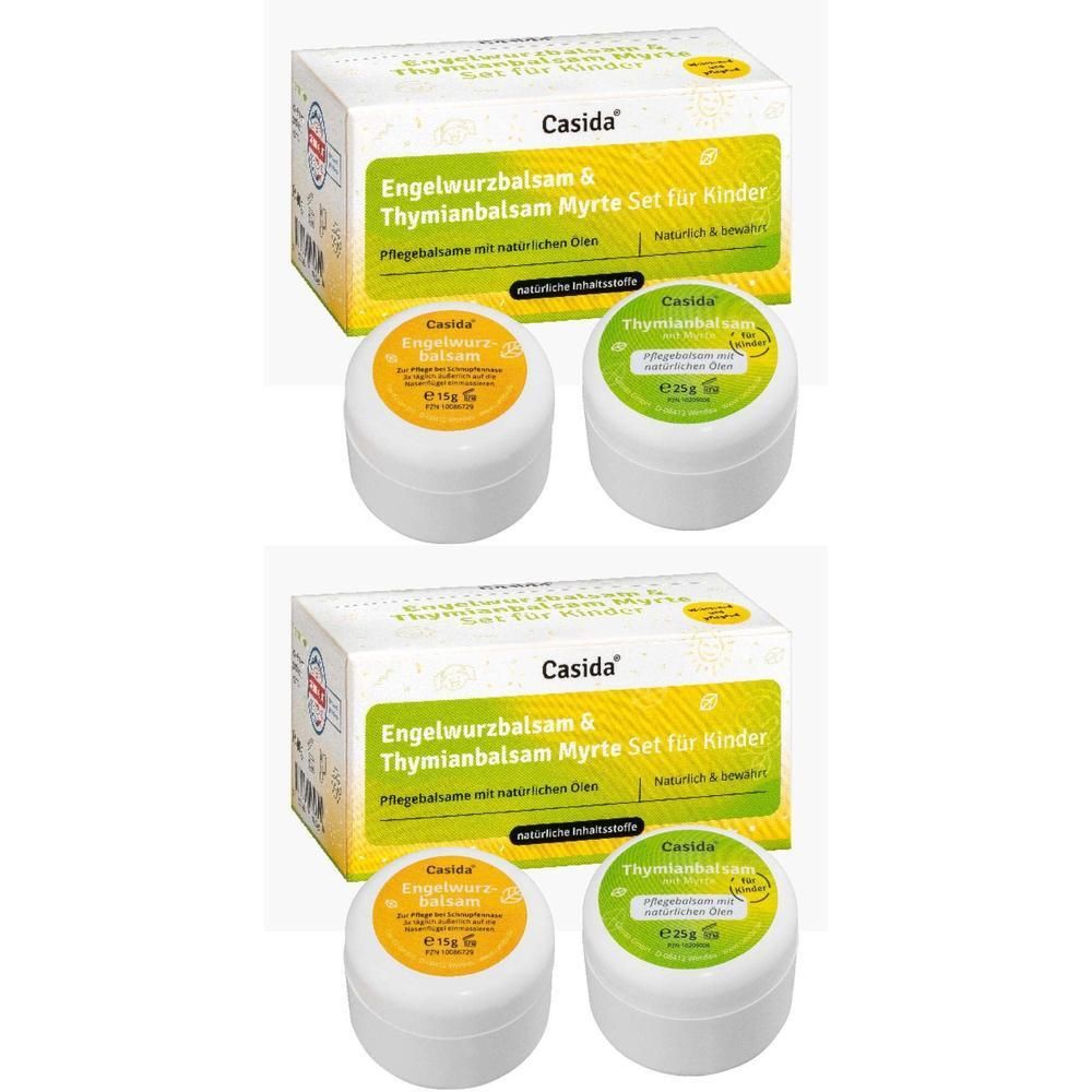 Engelwurzbalsam & Thymianbalsam m.Myrte Kinder Set x2 2x40 g Balsam