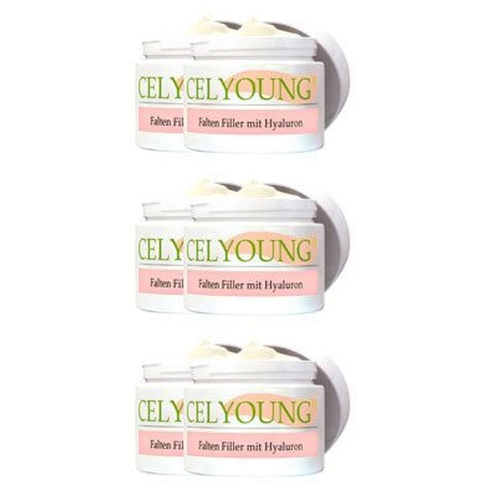 Celyoung Falten Filler m.Hyaluron Creme x3 3x2x50 ml