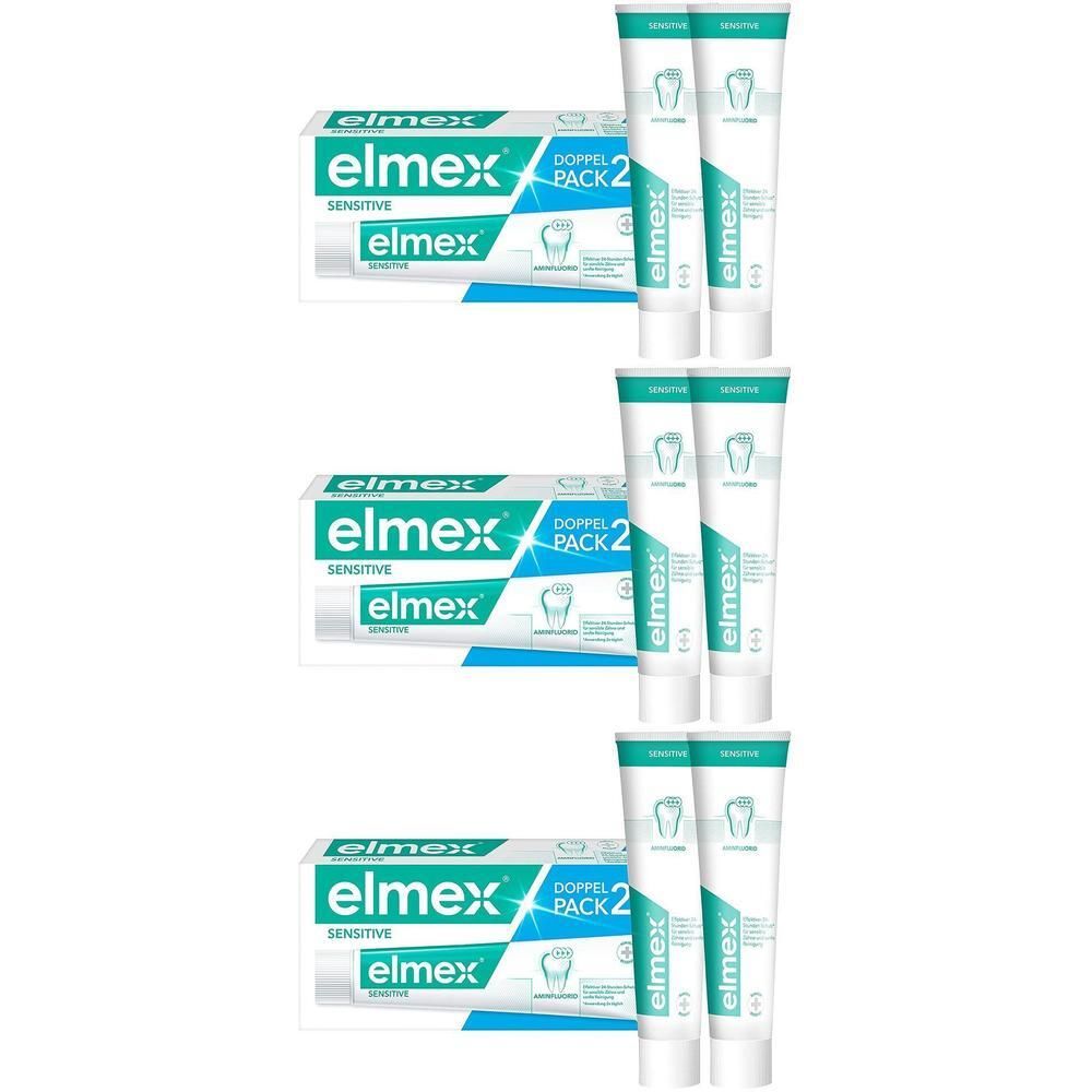 Elmex Sensitive Zahnpasta Doppelpack x3 3x2x75 ml