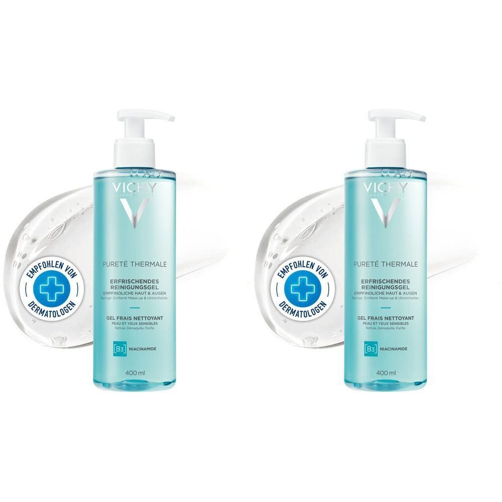 Vichy Purete Thermale Reinigungsgel x2 2x400 ml Gel