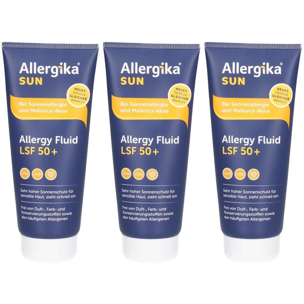 Allergika SUN Protect Action Fluid LSF 50+ x3 3x200 ml Creme
