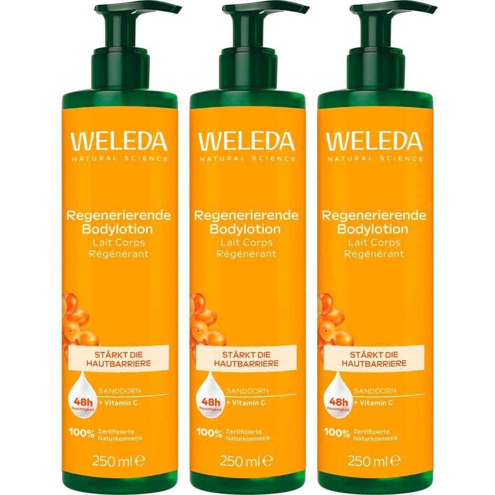 Weleda regenerierende Bodylotion x3 3x250 ml Lotion